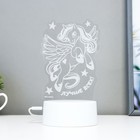 Светильник сенсорный "Лучше всех" LED 7 цветов USB/от батареек белый RISALUX - фото 44359735