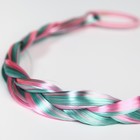 Резинка прядь для волос "Коса Радуга Деш", канекалон, My Litlle Pony - фото 804732165