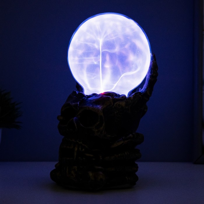 Плазменный шар "Призрачная рука" 10х11х20 см RISALUX - фото 1907378818