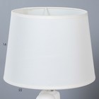 Настольная лампа 16868/1 E14  40Вт бело-золотой 22,5х22,5х42 см RISALUX - Фото 4