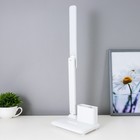 Настольная лампа сенсорная LED 10Вт АКБ USB белый 17х25,5х29 см - Фото 18