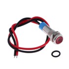 Светодиод, 12 В, 7.8×16.5 мм, посадочный d=6 мм, цвето свечения зеленый - Фото 2