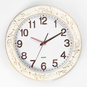Часы настенные "Грация", d-38 см, дискретный ход