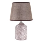Лампа настольная с абажуром «Мандилина серый» Е14 18×18×29 см RISALUX - Фото 10