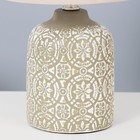 Лампа настольная с абажуром «Мандилина бежевый» Е14 18×18×29 см RISALUX - Фото 5