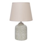 Лампа настольная с абажуром «Мандилина бежевый» Е14 18×18×29 см RISALUX - Фото 7