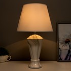 Лампа настольная «Ильмрамор» 1хЕ27 40 Вт серый 25×25×42 см RISALUX - фото 21488986