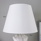 Лампа настольная «Ильмрамор» 1хЕ27 40 Вт серый 25×25×42 см RISALUX - фото 21488988