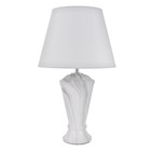 Лампа настольная «Ильмрамор» 1хЕ27 40 Вт серый 25×25×42 см RISALUX - фото 21488990