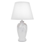 Лампа настольная "Ильмрамор" 1хЕ14 40Вт бежевый 25х25х42 см - фото 804732404