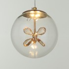 Подвес BayerLux «Сфера» LED 12 Вт 3000-6000К золото 15×15×100 см - фото 44359761