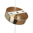 Подвес BayerLux «Сфера» LED 12 Вт 3000-6000К золото 15×15×100 см - фото 44359765