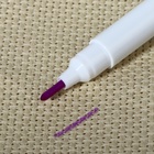 Маркер для ткани, самоисчезающий, 15 см, цвет фиолетовый - Фото 2
