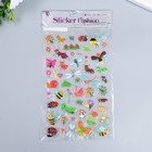 Наклейка пластик объёмные "Животные, насекомые и урожай" МИКС 14,5х25 см - Фото 4