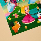 Наклейки бумажные с раскраской на обороте "Принцессы", 11 х 16 см - Фото 4