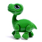 Робот «Динозавр» IQ BOT, интерактивный: реагирует на голос, звук, свет, на батарейках, зелёный - Фото 2