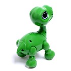 Робот «Динозавр» IQ BOT, интерактивный: реагирует на голос, звук, свет, на батарейках, зелёный - Фото 3