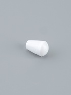 Набор наконечников для шнура, d=4 мм, 17×12 мм, 100 шт., белый - Фото 2