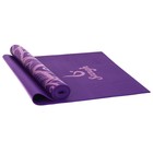 Коврик для йоги Sangh «Мандала», 173х61х0,4 см, цвет фиолетовый - Фото 8