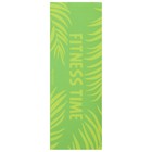 Коврик для фитнеса Fitness time 173 х 61 х 0,4 см, цвет зелёный - Фото 2