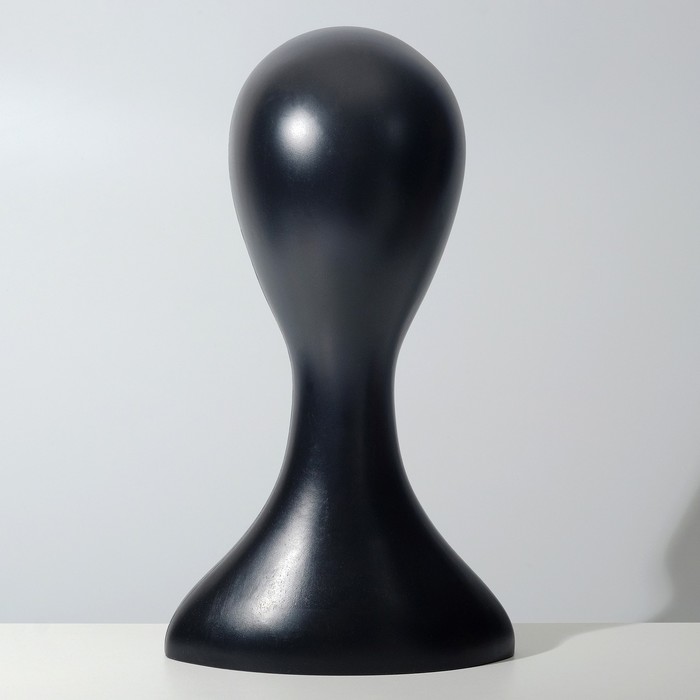 Бюст для украшений «Анфас», 28×28×40 см, цвет чёрный - фото 1911684482