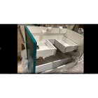 УЦЕНКА Тумба с раковиной Марта 60 подвесная бирюза с раковиной - фото 12446063