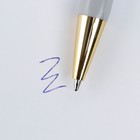 Ручка шариковая синяя паста 0.7 мм «С 23 февраля» пластик с тиснением на корпусе - Фото 5