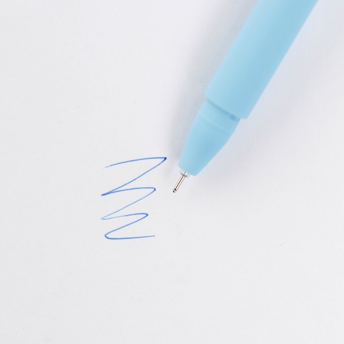 Ручка шариковая синяя паста 0.38 мм «Лучшей на свете» пластик матовая, в подарочной коробке - фото 1907379276