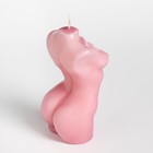 Свеча фигурная "Женский силуэт", 10 см, розовая - Фото 4