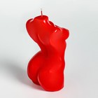 Свеча фигурная "Женский силуэт", 10 см, красная - Фото 4