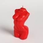 Свеча фигурная "Женский силуэт", 10 см, красная - Фото 5