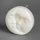 Свеча фигурная "Солнце и луна", 6х2,5 см, белая - Фото 4