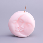 Свеча фигурная "Солнце и луна", 6х2,5 см, розовая - Фото 4