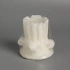 Свеча фигурная "Колонна маленькая", 7,5 см, белая - Фото 5