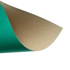 Картон цветной А4, 190 г/м2, немелованный, зелёный, цена за 1 лист - Фото 2