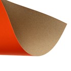 Картон цветной А4, 190 г/м2, немелованный, оранжевый, цена за 1 лист - Фото 2