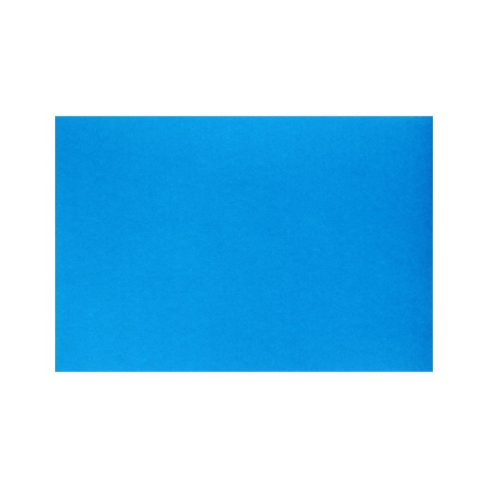 Картон цветной А4, 190 г/м2, немелованный, голубой, цена за 1 лист - Фото 1