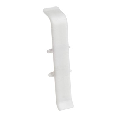 Соединитель для плинтуса «Деконика», 70 мм, цвет 001 белый