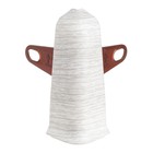 Угол наружный (внешний) для плинтуса «Деконика», с крепежом, 70 мм, цвет 265 клен патина - Фото 1