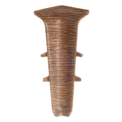 Угол внутренний для плинтуса «Деконика», 70 мм, цвет 211 дуб рустик