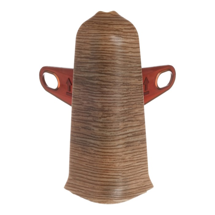 Угол наружный (внешний) с крепежом для плинтуса «Деконика», 70 мм, 211 дуб рустик - Фото 1