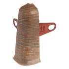 Угол наружный (внешний) с крепежом для плинтуса «Деконика», 70 мм, 211 дуб рустик - Фото 2