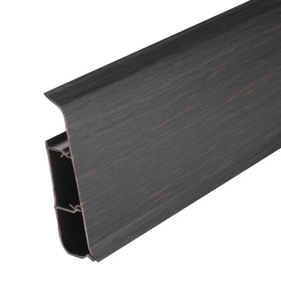 Плинтус напольный «Деконика», 70×2200 мм, цвет 303 Венге темный