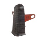 Угол наружный (внешний) с крепежом для плинтуса «Деконика», 70 мм, цвет 303 венге темный - Фото 2