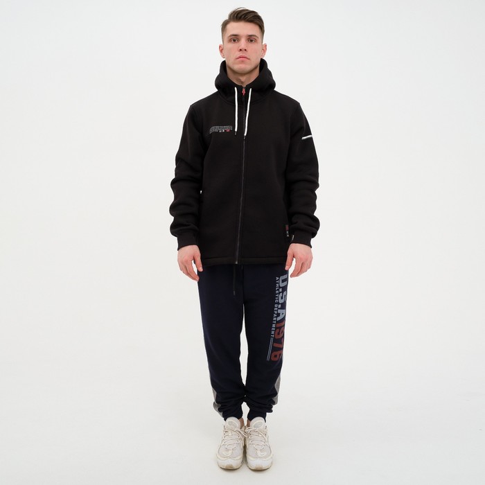 Брюки мужские, цвет темно-синий, размер 54 52931