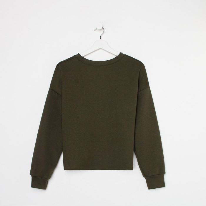 Свитшот женский, цвет хаки, размер 48 52938