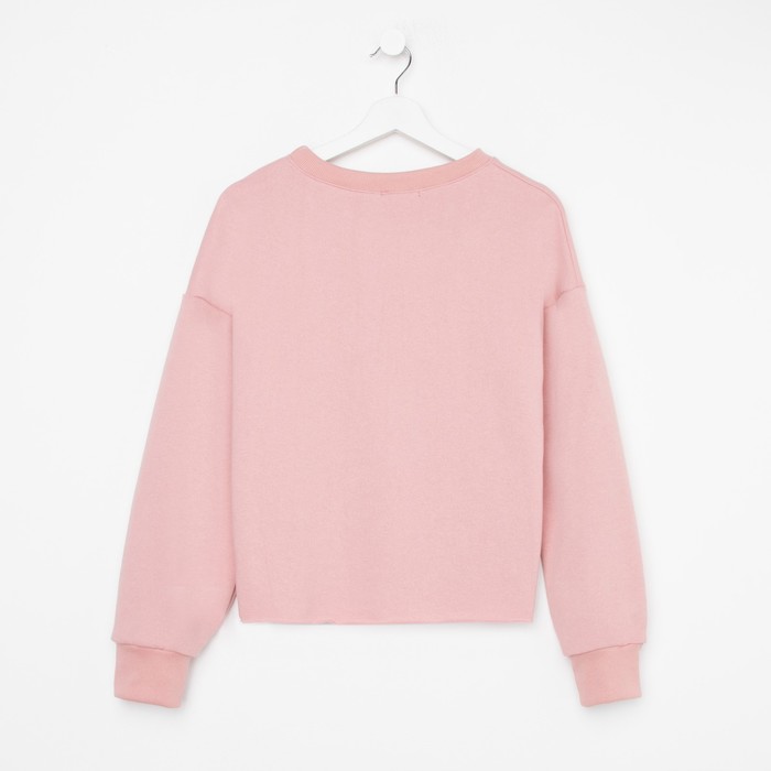Свитшот женский, цвет пудра, размер 46 52940
