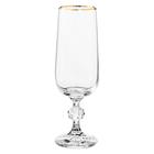 Набор бокалов для шампанского Sterna, декор «Отводка золото», 180 см x 6 шт. - Фото 1