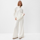 Костюм женский (джемпер, брюки) MINAKU: Casual Collection, размер 46, цвет экрю - Фото 1