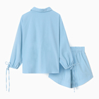 Костюм женский: блузка, шорты, MINAKU: Casual Collection, размер 44, голубой - Фото 14